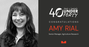 Amy Rial Honored as Fruit & Vegetable 40 Under 40 Class of 2023