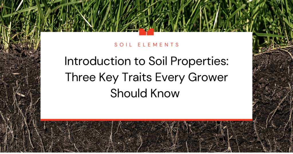 Blog cover image showing soil characteristics, plant roots, and the blog title